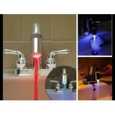 Светодиодная светящаяся насадка на кран с подсветкой воды Led Alight Jet (3 цвета без батареек) купить в TVshoper.ru