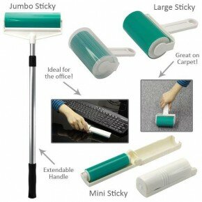 Валики для уборки пыли Стики Линт Роллер Сет (Sticky Lint Roller Set) купить в TVshoper.ru